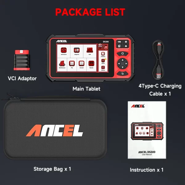 ANCEL DS300 OBD2 Car Scanner Bluetooth Auto All System Diagnostic Tool - Image 27