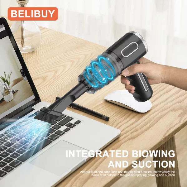 BELIBUY Car Vacuum Cleaner Portable Powerful Wireless Vacuum Cleaner Home Carpet Cleaner Home Appliance Mini Cleaning Machine - Image 5