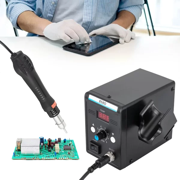 700W Hot Air Rework SMD Soldering Station - Image 11