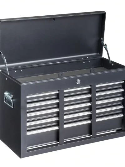 5-Drawer Tool Chest Metal Tool Box Storage Cabinet Organizer with Lock & Keys