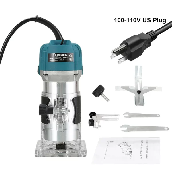 800WElectric Trimmer Wood Router Machine Woodworking - Image 22