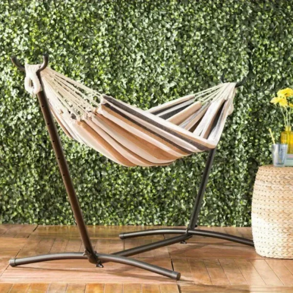 Portable Hammock Stand Included 450 LBS Capacity with Space Saving Carrying Case - Image 3