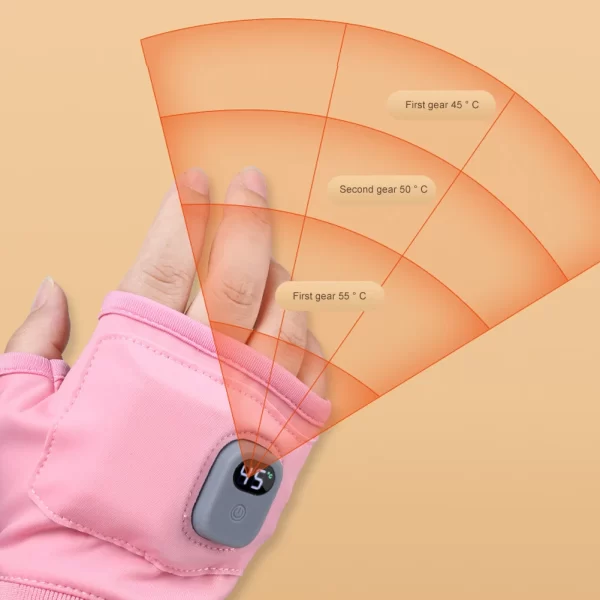 Rechargeable Heated Gloves 360 Degree Thermal Heated Gloves Winter Windproof - Image 6