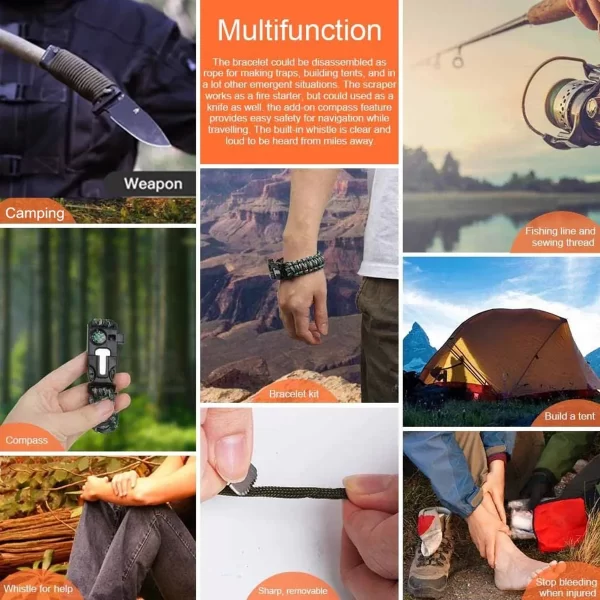 Outdoor Supplies Camping Emergency Equipment Camping Survival Tool Set - Image 12