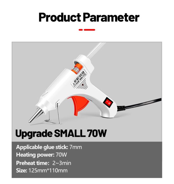 50/70W Hot Melt Glue Gun Power Stick Big Hand Tool - Image 25