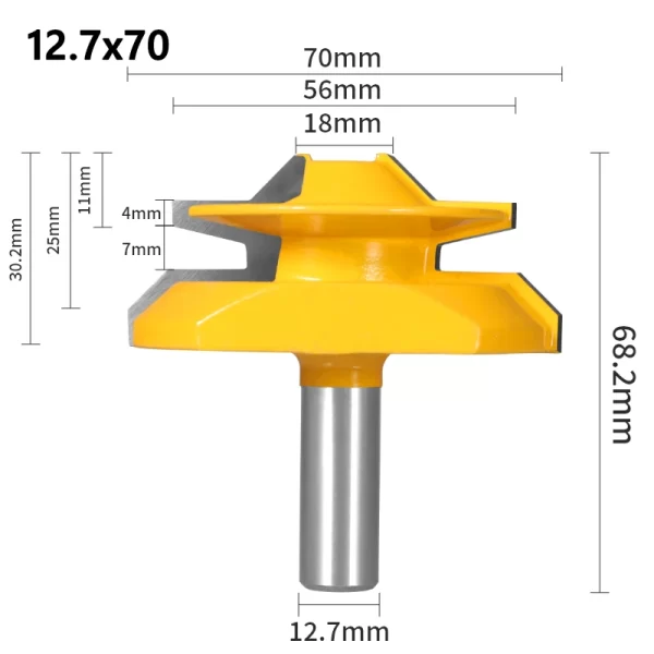 1Pc 45° Degree Lock Miter Router Bit - Image 7
