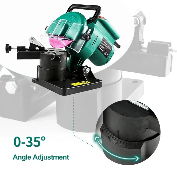 220W Chain Saw Sharpening Machine Portable Automatic Chain Sharpener - Image 3