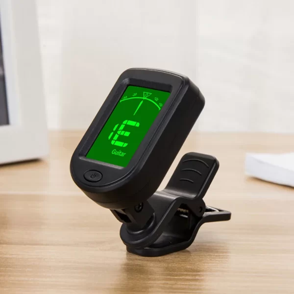 Clip-On Tuner Bass Violin Ukulele Tuner Clip On Guitar Tuner for Guitar/Bass/Violin/Ukulele - Image 11