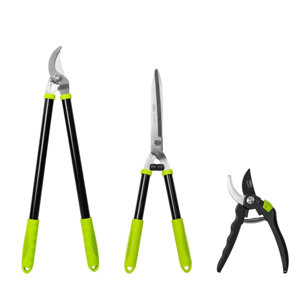 Deli 3-Piece Loppers, Hedge Clippers & Pruners Set - Image 7