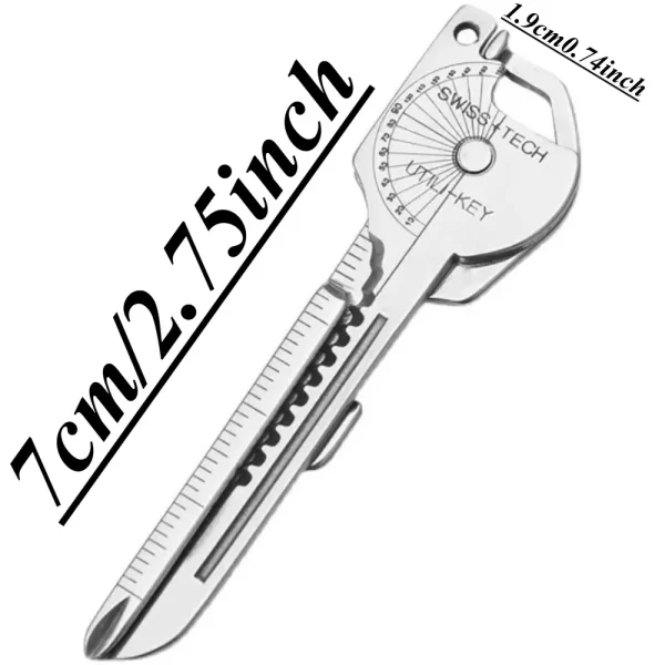 Survival  8-in-1 Compact Outdoor Tool with Pliers, Folding Screwdriver & Bottle Opener - Image 2