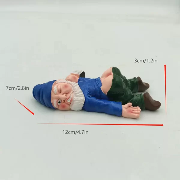 Drunk Garden Gnome Outdoor Statue Garden Gnomes - Image 8