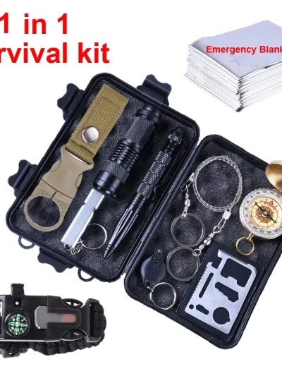 11 in 1 Survival kit Emergency Supplies First aid kits Tactical survival Tools