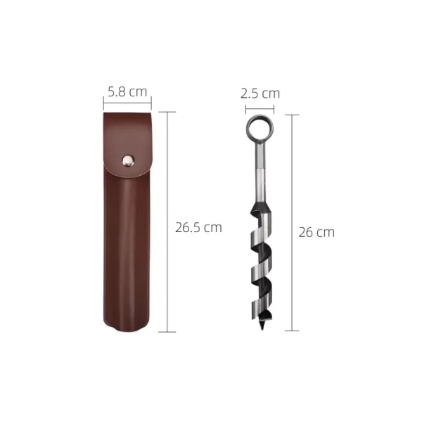 Survival Settlers Tool Outdoor Bushcraft Hand Auger Wrench Addition Tool To Survival - Image 16