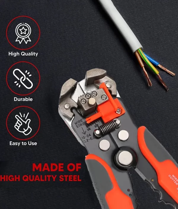 Professional Electrician Wire Tool Cable Wire Stripper Cutter Crimper - Image 11