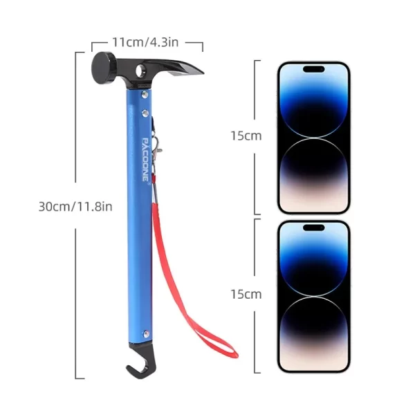Outdoor Survival Tool Camping Multifunctional Hammer - Image 2