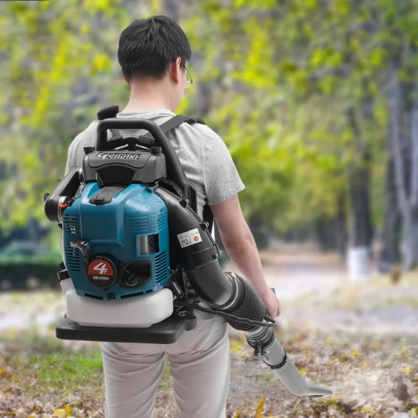 75.6CC 4 Stroke Backpack Leaf Blower 2.6KW Gasoline Powered - Image 8