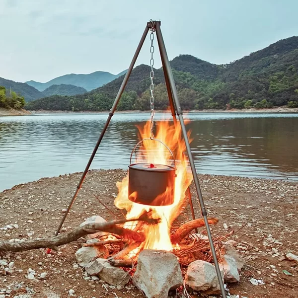 Outdoor Portable Folding Barbecue Stove Camping Picnic Stainless Steel Barbecue Frame - Image 11