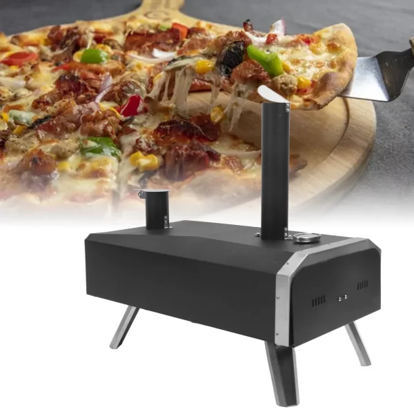 Outdoor Pizza Oven Wood Fired Maker Outside Stove 12in - Image 3