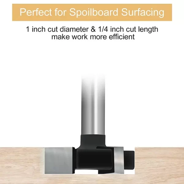 1/4 Shank Woodworking Milling Cutter T Shaped Slotting Cutter - Image 3