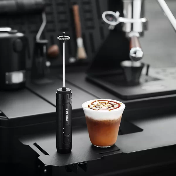 MHW-3BOMBER Electric Milk Frother Portable Handheld Milk Foamer USB Rechargeable - Image 6