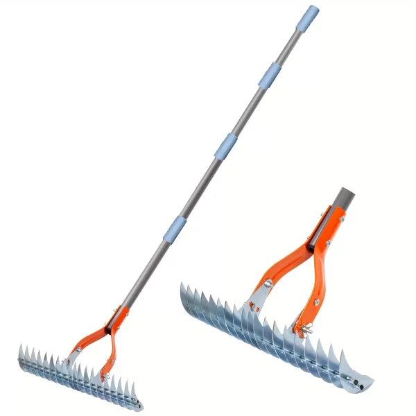Lawn Thatching Rake Robust Dethatcher Rake
