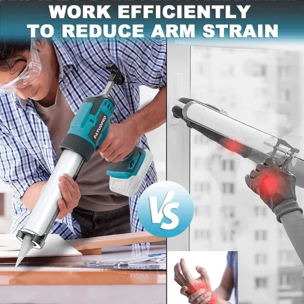 Cordless Electric Glue Gun Multifunctional Electric Caulking Gun Makita 18V Battery - Image 12