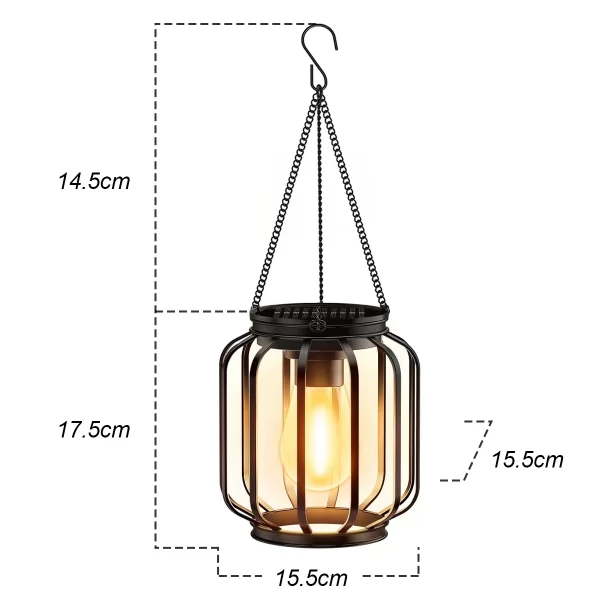 Solar Lantern Led Light Garden Lamps 3000k Lights Outdoor Waterproof - Image 9