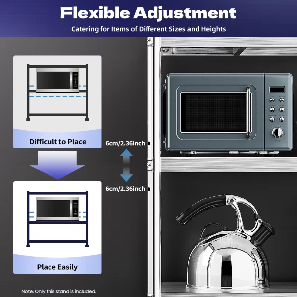 3-Tier Stainless Steel Multifunctional Food Prep Worktable - Image 9