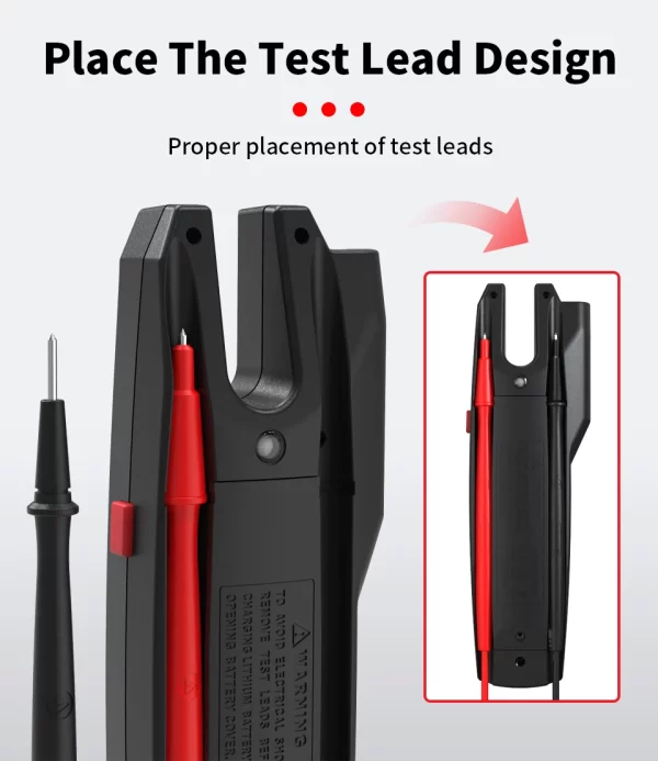 BSIDE U6 Professional Digital Clamp Meter 600A AC DC Pliers Voltmeter Electrical Tester - Image 17