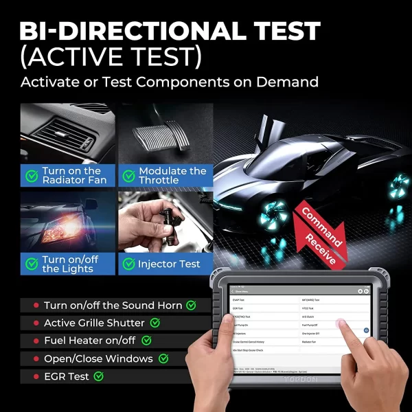 Topdon Phoenix Plus 2 Automotive Car Diagnostic Tool ECU Coding Scan - Image 5