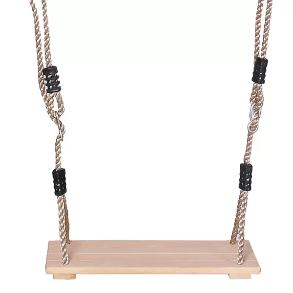 High-Quality Polished Four-Board Anti-Corrosion Wood Swing - Image 7