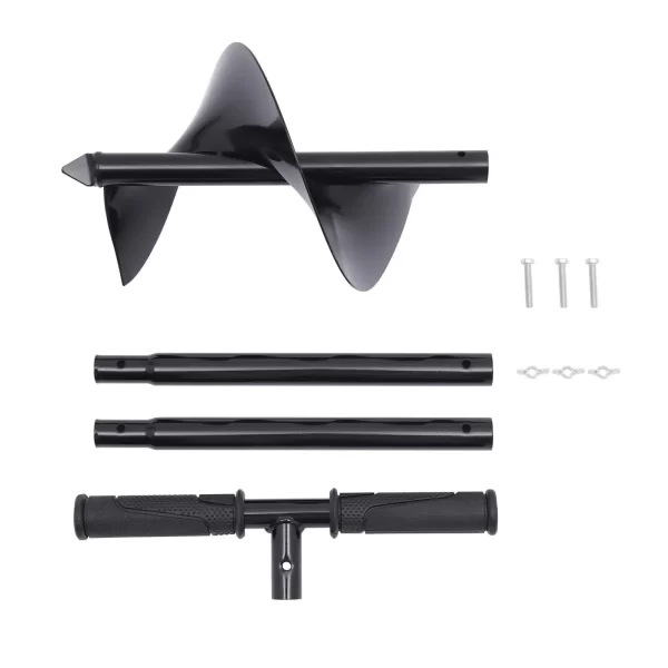 Manual Hand Earth Auger Fence Post Drill Soil Digger T-shaped Hole Borer Digger - Image 6