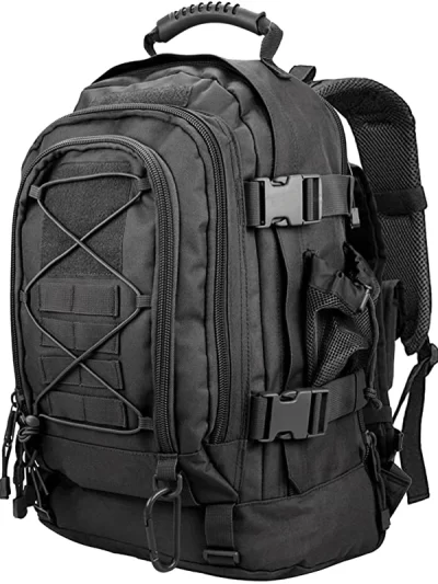 LQARMY 60L Military Tactical Backpack Army Molle Assault Rucksack