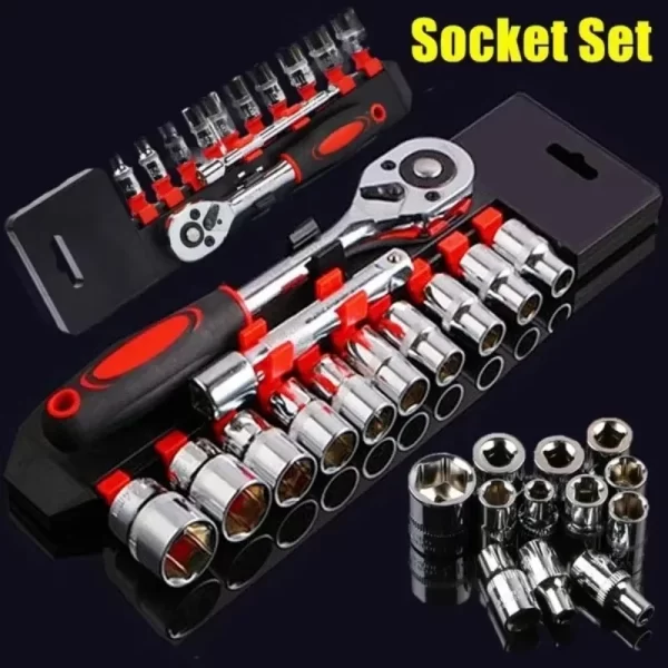 New Upgrade Wrench Socket Set Hardware
