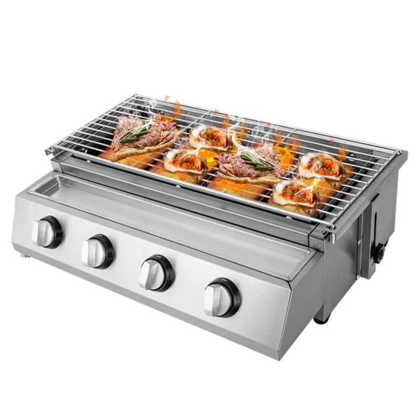 BBQ Propane Gas Stove Grill Stainless Steel Patio Garden Barbecue Grill - Image 5