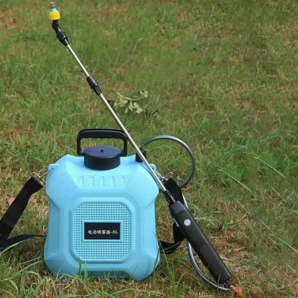 5L/8L Garden Electric Sprayer Backpack Sprayer with Shoulder Strap Telescopic Wand 2 Nozzles Battery Powered Sprayer - Image 11
