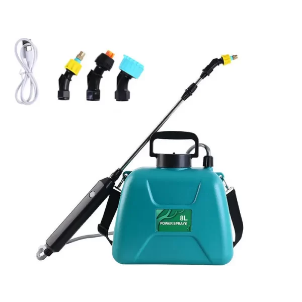 Shoulder Style Electric Sprayer 8L Watering Can With Spray Gun USB Rechargeable - Image 7