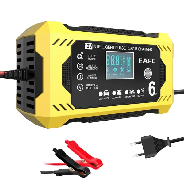 Car Battery Charger 12V 6A Intelligent Fast Charging - Image 8