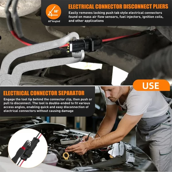 Electrical Disconnect Pliers Car Fuel Line Breaker Tool Kit Oil Pipe Cutting Wire - Image 4