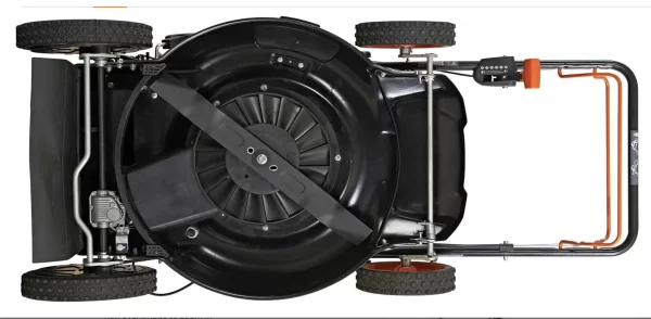 22 in. 201cc Select PACE 6 Speed CVT High Wheel RWD 3-in-1 Gas Walk Behind Self Propelled Lawn Mower, Black - Image 5