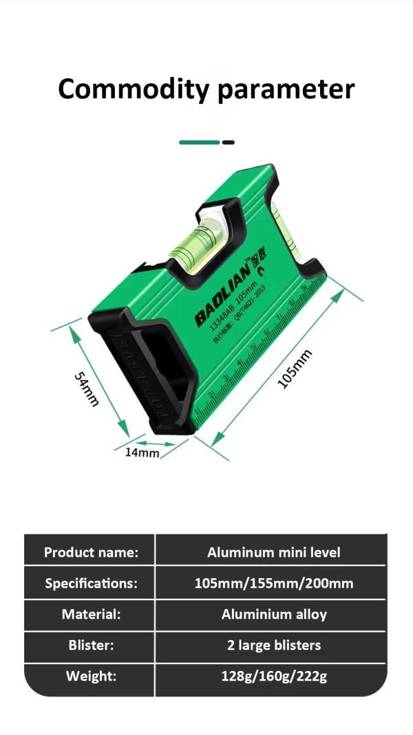 High Precision Level Ruler,Multi-function Magnetic - Image 22