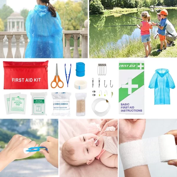 Survival First Aid Kit Survival Full Set Molle Outdoor Gear Emergency Kits Trauma Bag - Image 11