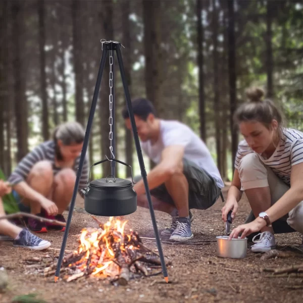 Outdoor Portable Folding Barbecue Stove Camping Picnic Stainless Steel Barbecue Frame - Image 6