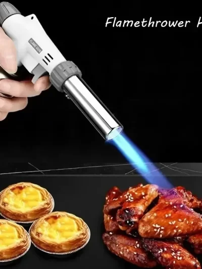 Portable Metal Flame Gun Butane Gas Welding-Burner Welding Gas Burner Flame Gas Torch Flame