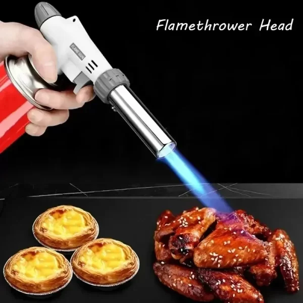 Portable Metal Flame Gun Butane Gas Welding-Burner Welding Gas Burner Flame Gas Torch Flame
