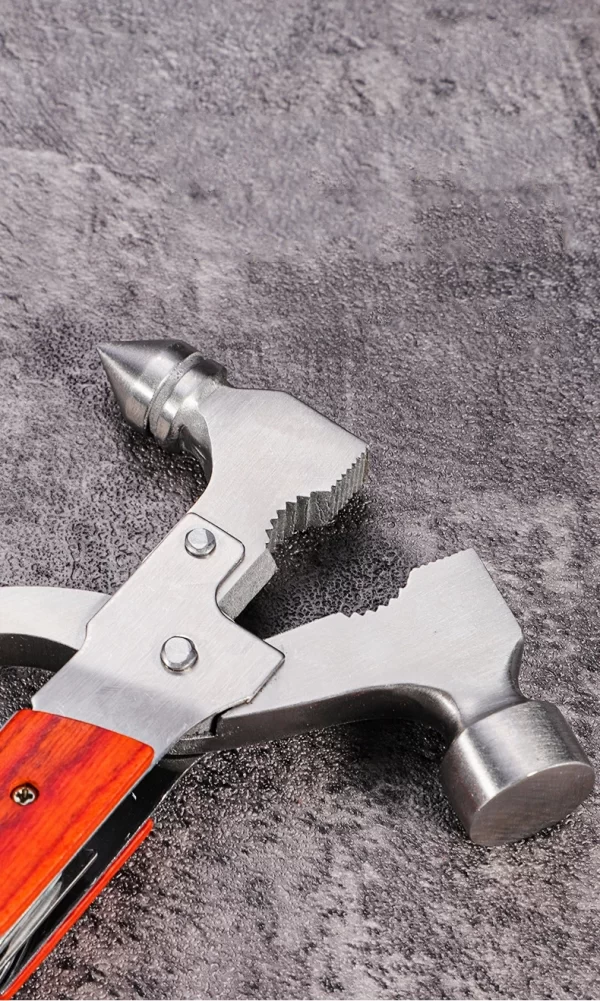Multitool,Survival  Emergency Escape Tool with Axe,Hammer,Plier,Knife,Bottle Opener - Image 13