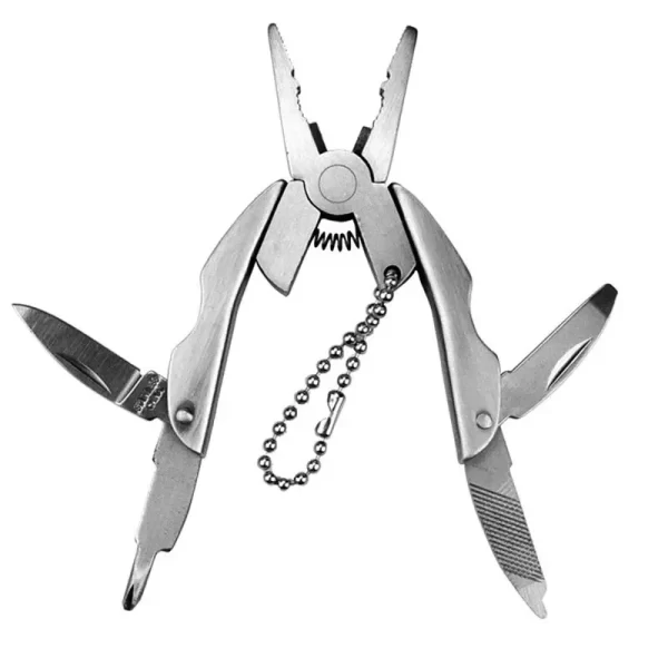 EDC Tools Travel Kits Portable Multifunction Folding Plier Stainless Steel Foldaway Knife - Image 15