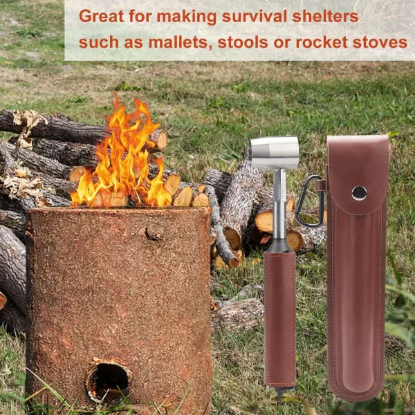 Survival Settlers Tool Outdoor Bushcraft Hand Auger Wrench Addition Tool To Survival - Image 15