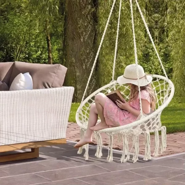 Hammock Chair Outdoor Garden Chair Hanging Hammock - Image 5