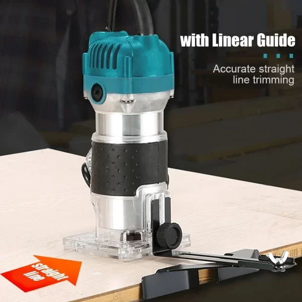 800WElectric Trimmer Wood Router Machine Woodworking - Image 2